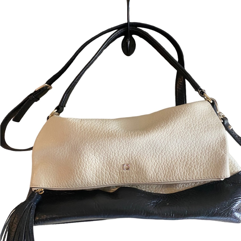 Kate Spade New York| Buttermilk & Black Carmen Southport Avenue Leather - Picture 2 of 12
